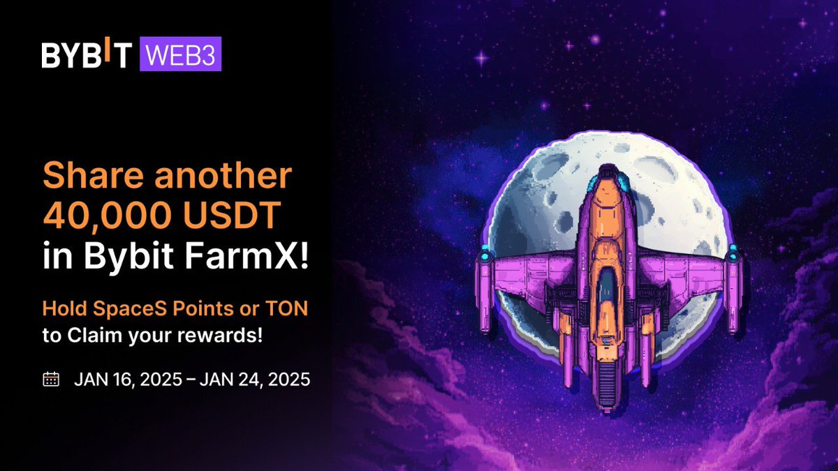 🚀 SpaceS Exclusive Rewards: Round 2 is live on Bybit SpaceS
$40,000 USDT prize pool awaits! Farm your SpaceS Points to win big!