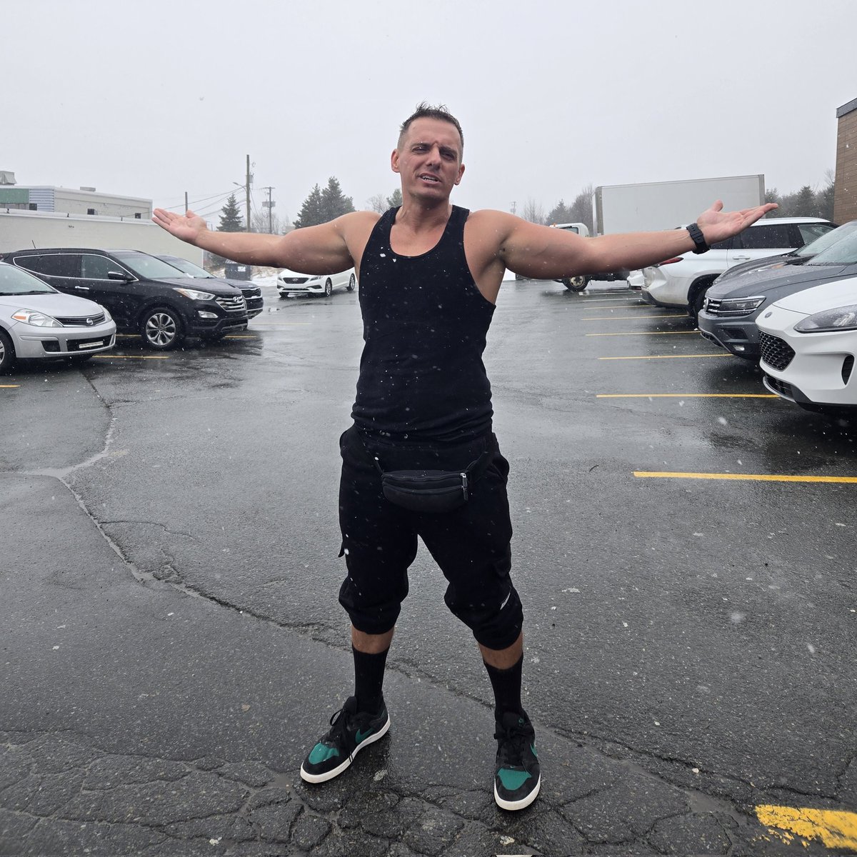 I'm not dressed for this weather.