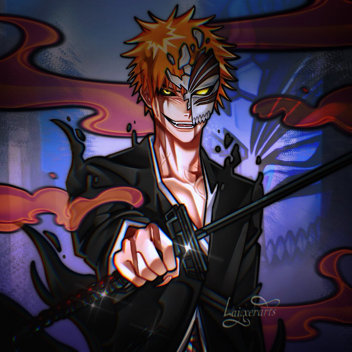 Laixerarts's tweet photo. #tybe #bleach #IchigoKurosaki #Ichigo #fanart https://t.co/zzyfbtHfLl
