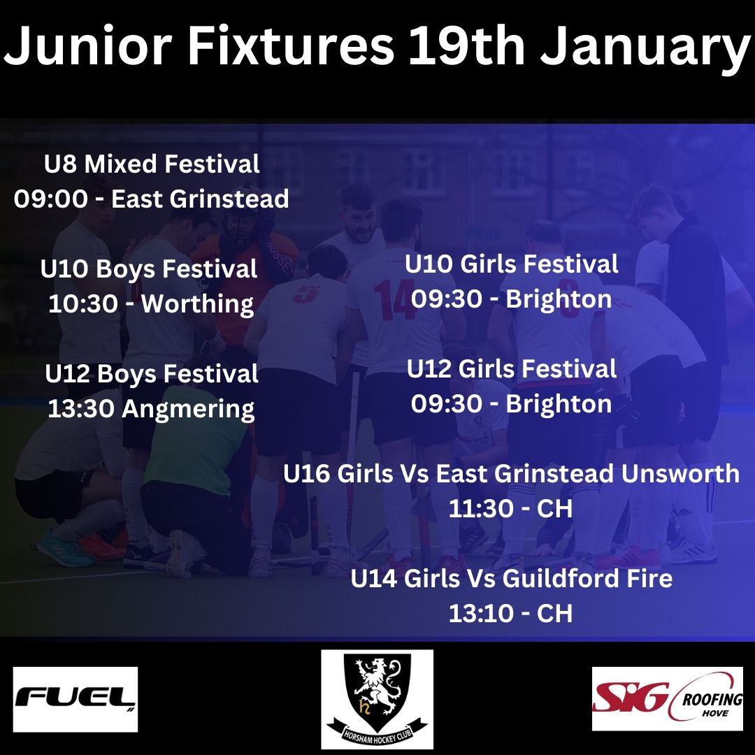 Horsham Hockey Club (@horshamhc) on Twitter photo After last weeks frozen pitches we look forward to kicking the second half of our season off this weekend with plenty of home games to get down and support.
#nofrostplease #winners #upthesham #hockeyforthewin After last weeks frozen pitches we look forward to kicking the second half of our season off this weekend with plenty of home games to get down and support.
#nofrostplease #winners #upthesham #hockeyforthewin