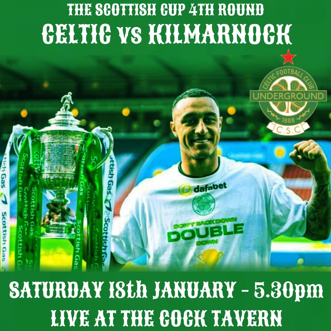 Hard fought for point against The Dee in the week. They were up for it and we dug deep to get that late goal

We go again at the weekend 

The defence of the Cup starts Saturday

Match live in The Cock Tavern as always 

5.30pm KO

Mon the fvcking Celtic

🇮🇪✊🏻🏴󠁧󠁢󠁳󠁣󠁴󠁿✊🏻🏴󠁧󠁢󠁷󠁬󠁳󠁿☘️🇵🇸💚🐈‍⬛