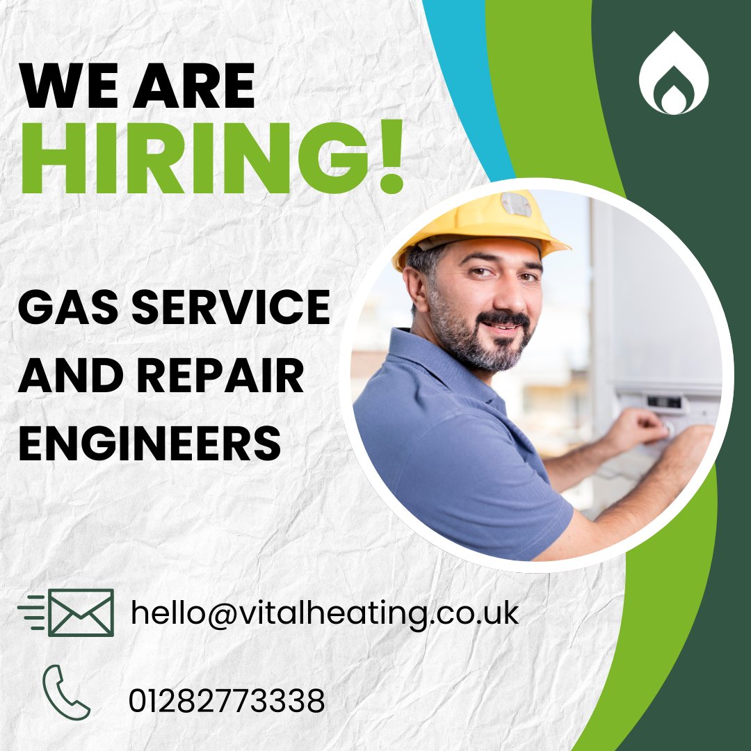 VitalHeating's tweet photo. 🚨 Hiring Now! Gas Service &amp; Repair Engineer 🚨
💷 Competitive pay | 🚐 Van + fuel card | ⏱️ Paid travel time | 📈 Career growth &amp; training
👉 Apply today! https://t.co/j6zYVVbBH1 https://t.co/J67TIOBHly