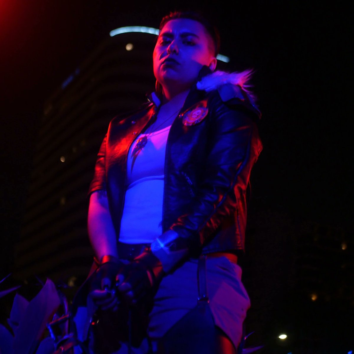 For Salvo.
-
Finally posting my new Mad Maggie cosplay. #ApexLegends