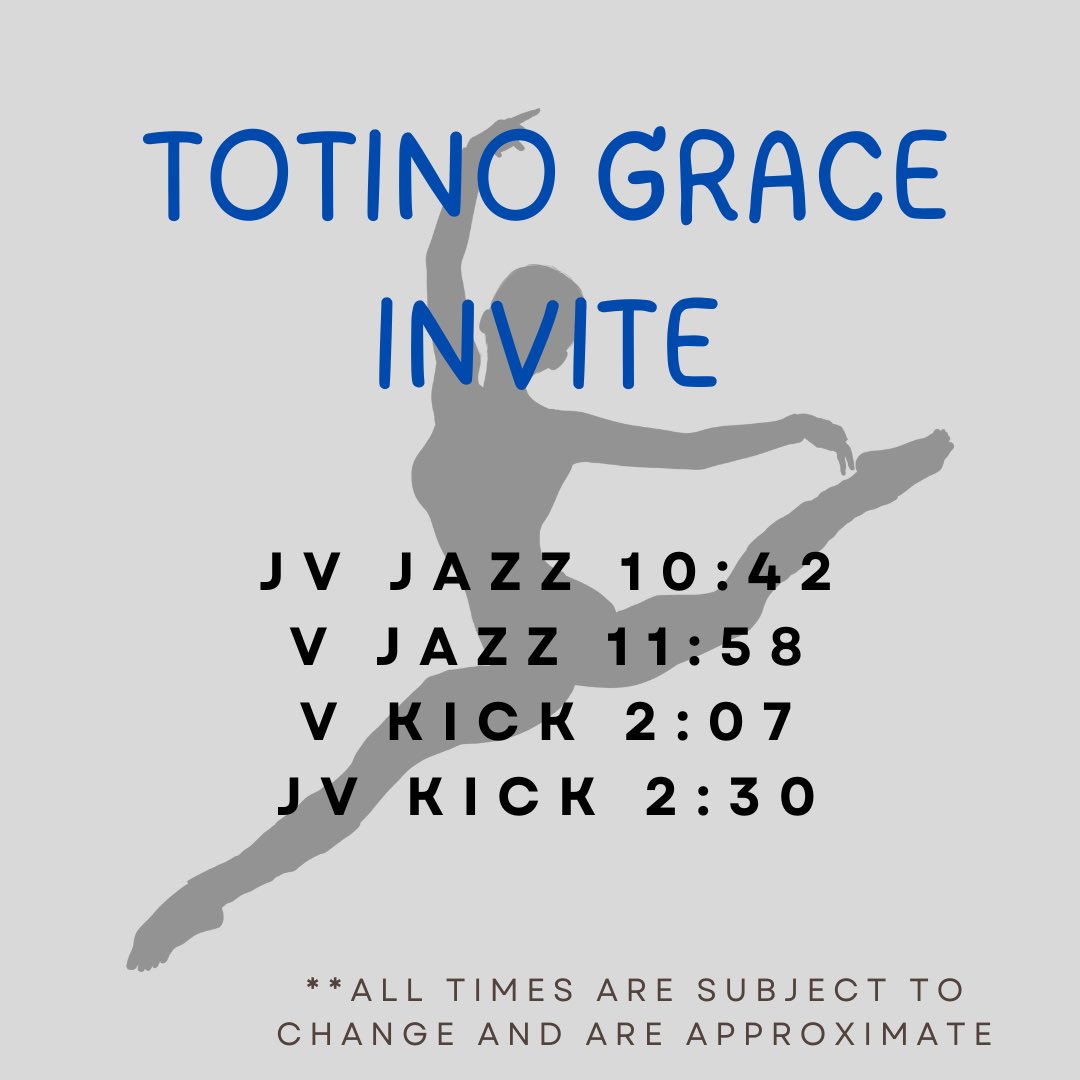 We are going back to the cities this weekend to Totino Grace! This is our second to LAST regular competition in the season and we are PUMPED for this comp!! 💪🏼

<a href="/KM_Activities/">KM Activities</a> 
<a href="/tgegals/">Totino-Grace E’gals Dance Team</a>