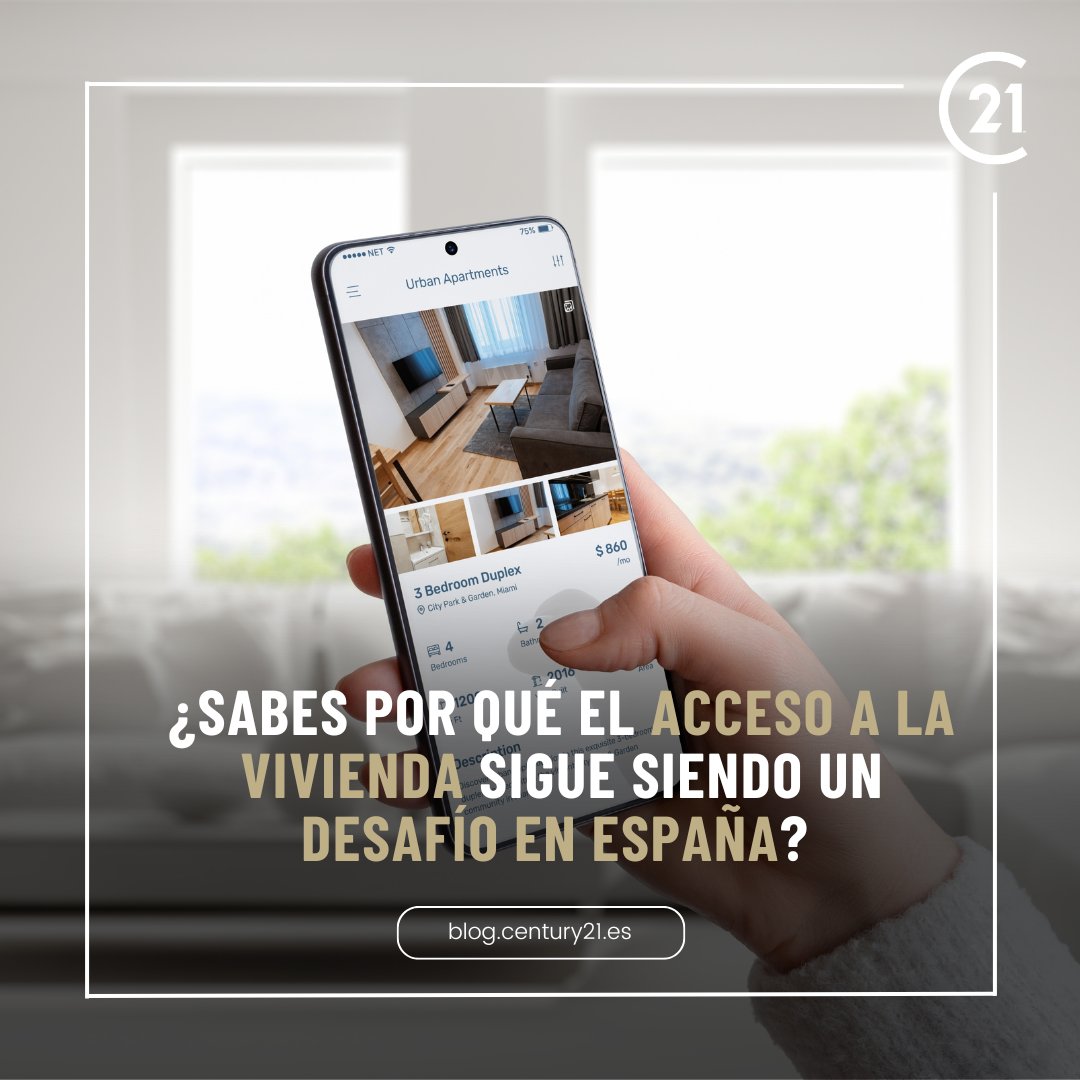 ¿Te preguntas por qué el acceso a la vivienda es un desafío en nuestro país?  📉🏠

Descubre los datos clave en nuestro III Observatorio de la Vivienda en España aquí 👉 blog.century21.es/desafios-econo…

#AccesoVivienda #MercadoInmobiliario #CENTURY21 #YoSoyCENTURY21 #EnElCorazónDelBarrio