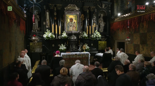 AlicjaSiewiersk's tweet image. #ApelJasnogórski
Bogurodzica, dziewica,
Bogiem sławiena Maryja!
Twego syna, Gospodzina,
matko zwolena Maryja,
Zyszczy nam, spuści nam.
Kiryjelejzon.
Maryjo Królowo Polski
Jestem Pamiętam Czuwam
tv-trwam.pl/na-zywo
@RadioMaryja