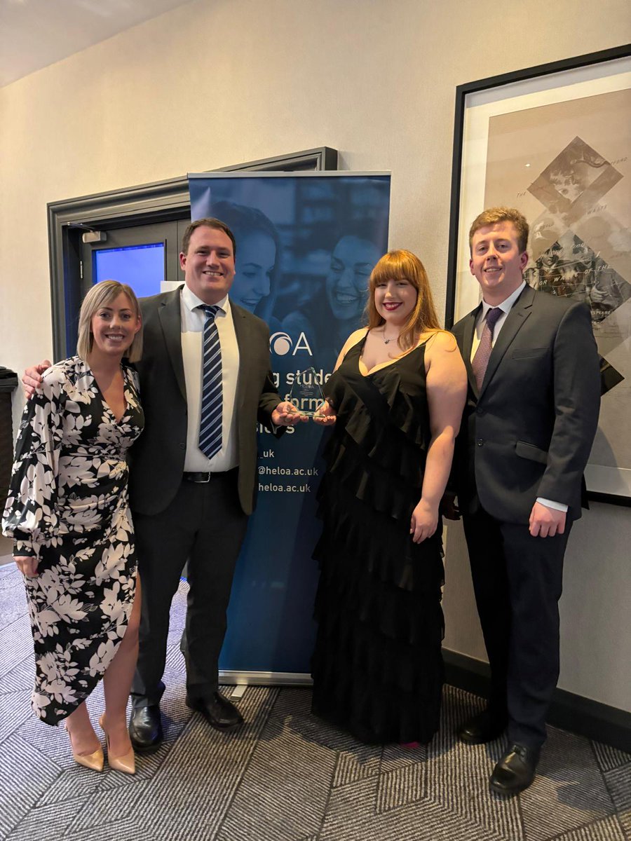 WisiaSCL_UOD's tweet photo. Absolutely fantastic that tonight  @DerbyUni has won 2 awards at the @HELOA_UK National Conference 2025 for Best undergraduate initiative and Best practice in student recruitment 🙌 

#DerbyOutreach #LoveDerby https://t.co/nbrxwm1fvd