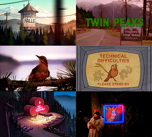 forever_gf618's tweet photo. "Without Lynch there’s no Twin Peaks, no X-files, obviously no Gravity Falls."

-Alex Hirsch https://t.co/kuL5hiT46i