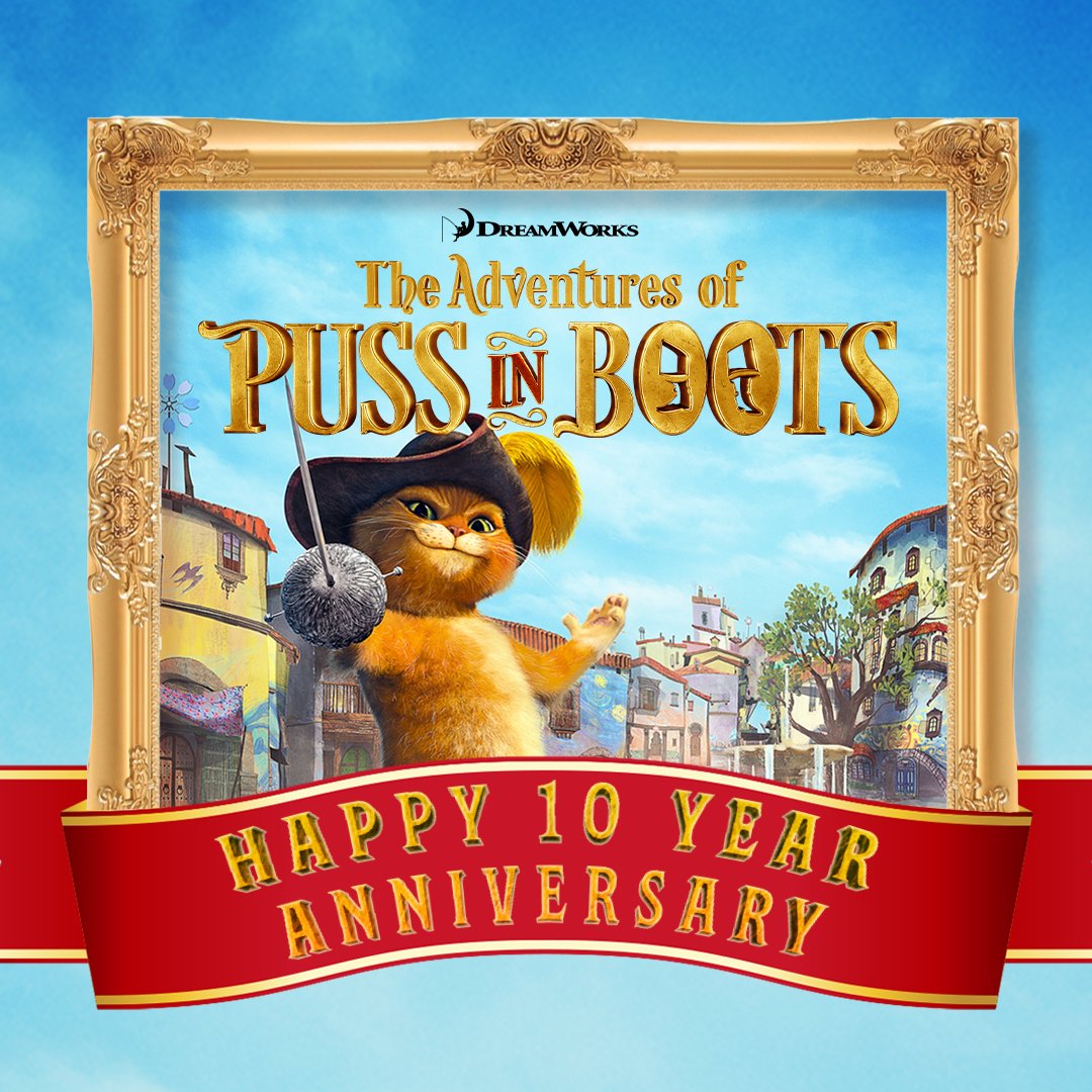Same boots 👢 new adventures 😸 Celebrating 10 years of #AdventuresOfPussInBoots!