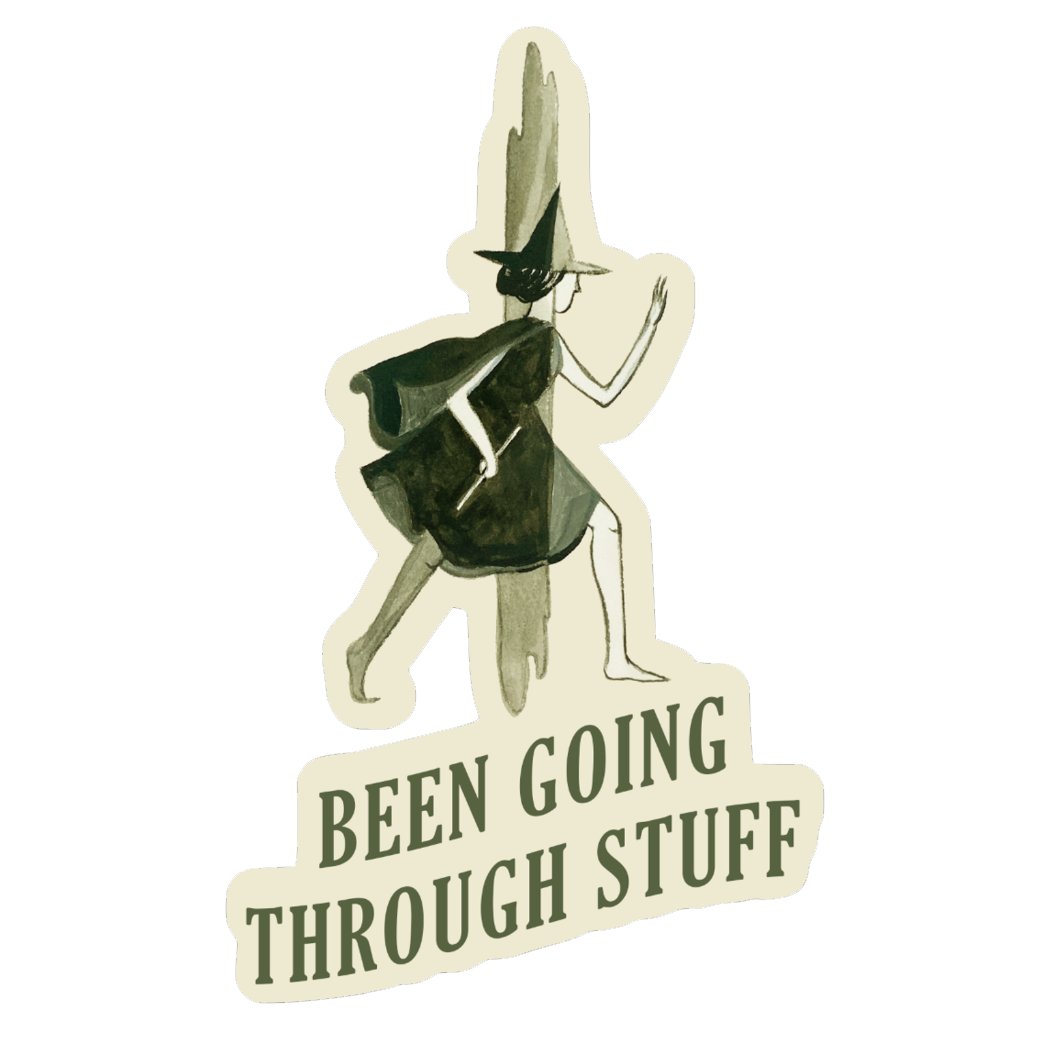 rebeccachaperon's tweet photo. Sign up for Magic Mail this month and get your hands on this 💔 "Been Going Through Stuff" Sticker⁠ . 
 Here's the link: https://t.co/3PNL54ZDNF

Sign up in January to get:⁠
🌿 The “Green Magic” Poster⁠
🌊 The “Last and Saddest Swim” Postcard⁠
🎁 AND A BONUS STICKER! https://t.co/xmV3o4am5i