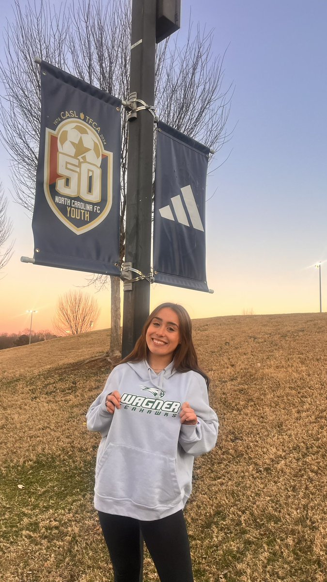 Congratulations to JuJu Contreras on her commitment to Wagner! JuJu is a 2026 grad and a member of our 08 ECNL NL team. Great job JuJu!