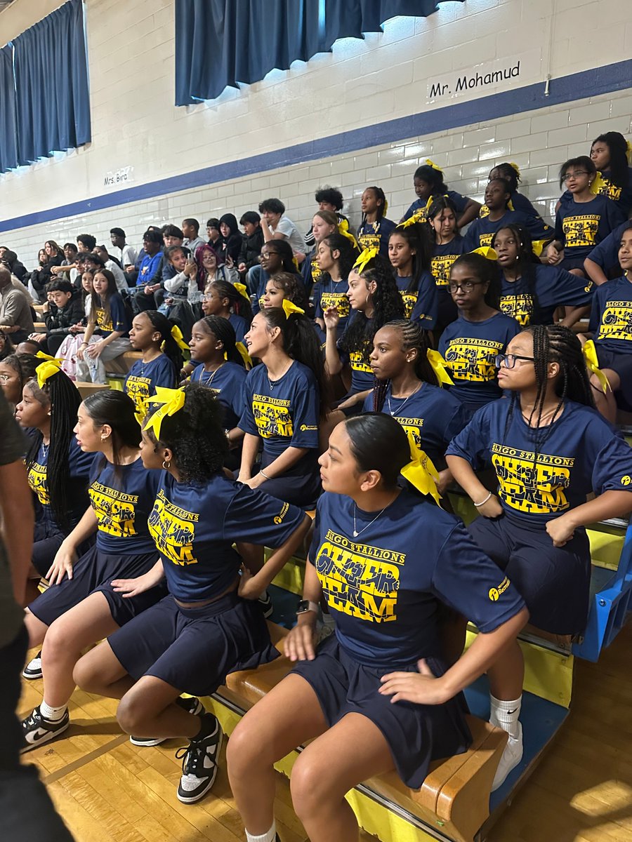 MoCoRec's tweet photo. Congratulations to the Sligo Middle School #RecXtra Cheer Team for their recent debut at the school's girls' basketball game as their energy and spirit lit up the court! 🔥 #MoCoRec #GirlPower @mcps https://t.co/AICmSO96xQ
