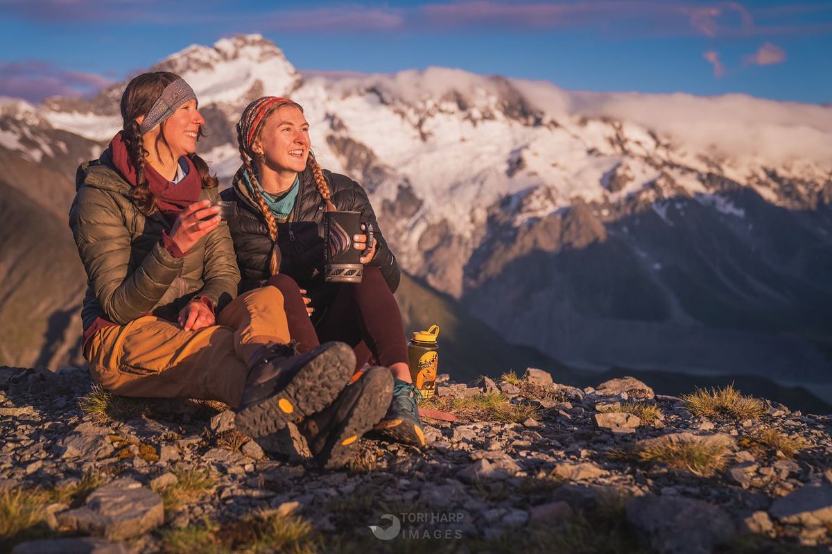 When the best view deserves the best brew. 🌄💧

📷 anna.steere &amp; toriharpimages on IG