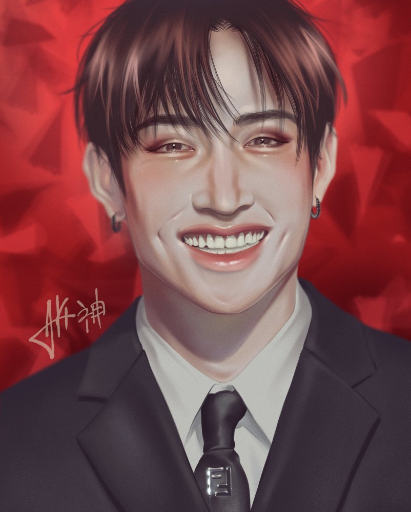 BangChan in my style 🤞🥰
Yes, I love Bang Chan and his smile 😍

Reference Bang Chan <a href="/Stray_Kids/">Stray Kids</a> 

#StrayKids  #BANGCHANxFENDI  #digitalart  #방찬 #BangChanFendiAmbassador #BangChan