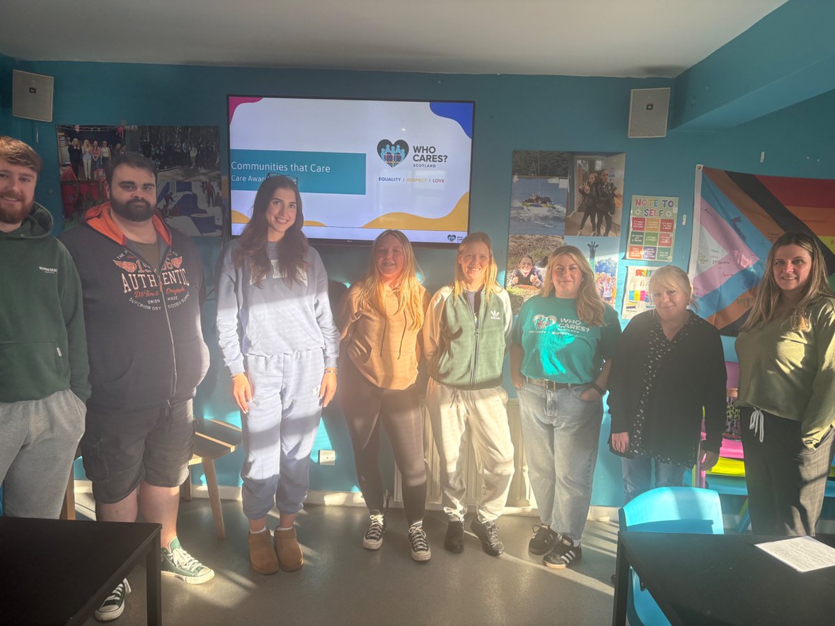 Y2K (@y2k_project) on Twitter photo The Y2K team had a fantastic day of training with Terri from <a href="/whocaresscot/">Who Cares? Scotland</a> this afternoon.
We are committed to ensuring we are care aware and supporting our care experienced young people in the best possible way. ❤️
Thank you Terri!☺️ The Y2K team had a fantastic day of training with Terri from <a href="/whocaresscot/">Who Cares? Scotland</a> this afternoon.
We are committed to ensuring we are care aware and supporting our care experienced young people in the best possible way. ❤️
Thank you Terri!☺️