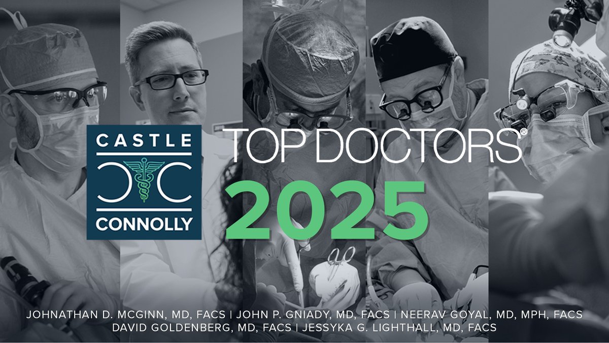 Congratulations to the <a href="/CastleConnolly/">Castle Connolly Top Doctors</a> Top Doctors for 2025! We're proud to share that several of our physicians have been named #TopDocs in their field. Castle Connolly Top Doctors represent the top 7% of all U.S. practicing physicians: castleconnolly.com/search?q=&post…
