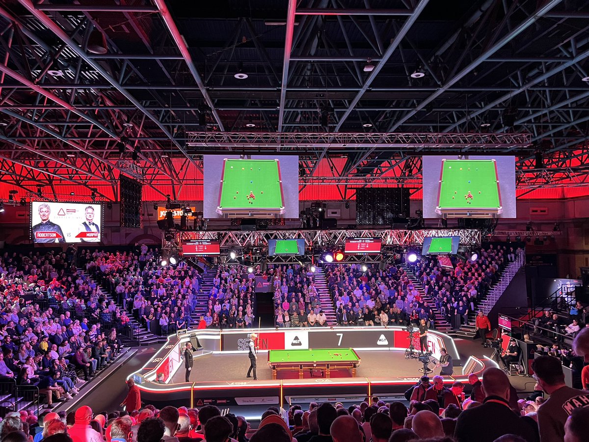 It was an absolute pleasure to witness <a href="/Magician147/">Shaun Murphy</a> at his absolute best in person, that 147 attempt was ever so close! 🎱

#Snooker
#Masters