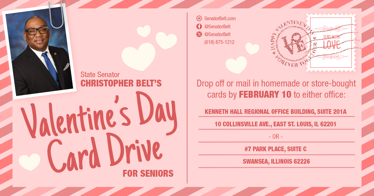 senatorbelt's tweet photo. Valentine's Day is coming up, and my office is collecting cards for Seniors again!
Please consider taking some time to write a small message, as this truly warms their hearts every year. I'm looking forward to see how many come through! https://t.co/TAKS1sA0rU