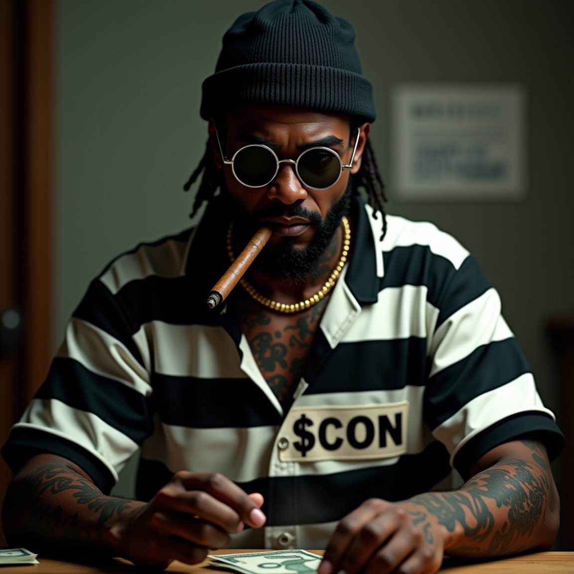 CONcoinSolana's tweet photo. What is $CON?

$CON is a community of lead by a CONVICT currently serving time in prison for possession. Dev was arrested for holding only 10g of the most ungodly stanky weed. 

$CON is focused around creating wealth for anyone who is smart enough to invest.

TAP IN OR GO BROKE! https://t.co/tZOfCgjb7X