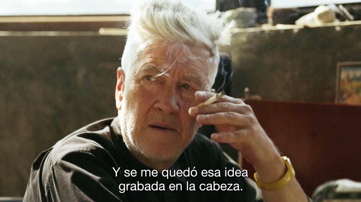 vvs00's tweet photo. Antes de filmar, David Lynch pintaba. Un día, mientras observaba una de sus obras, sucedió el Big Bang: nacía un multiverso cinematográfico. https://t.co/by7mlOtdsZ