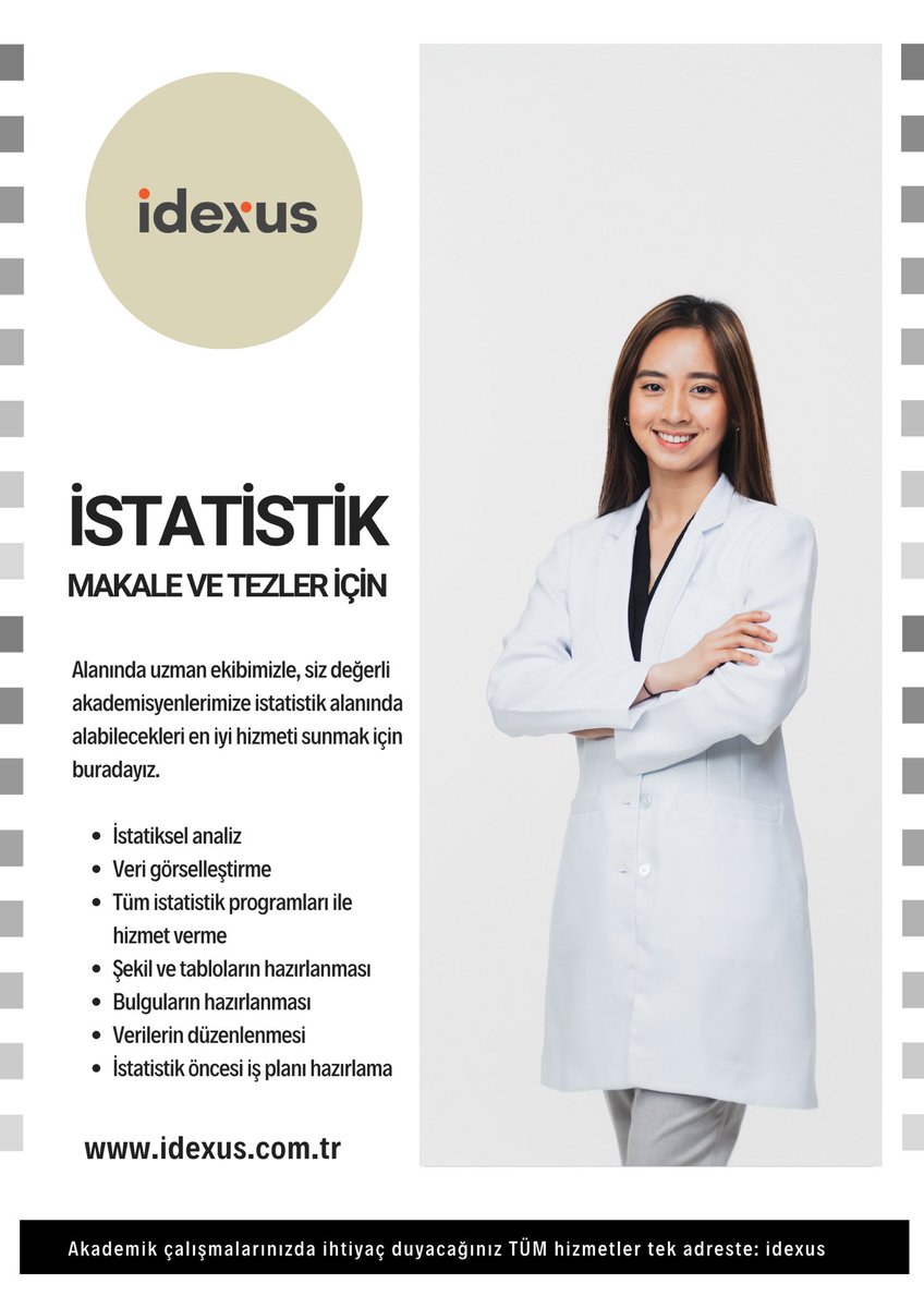 #istatisk #makale #tez i#akademikyükselme #üniversite