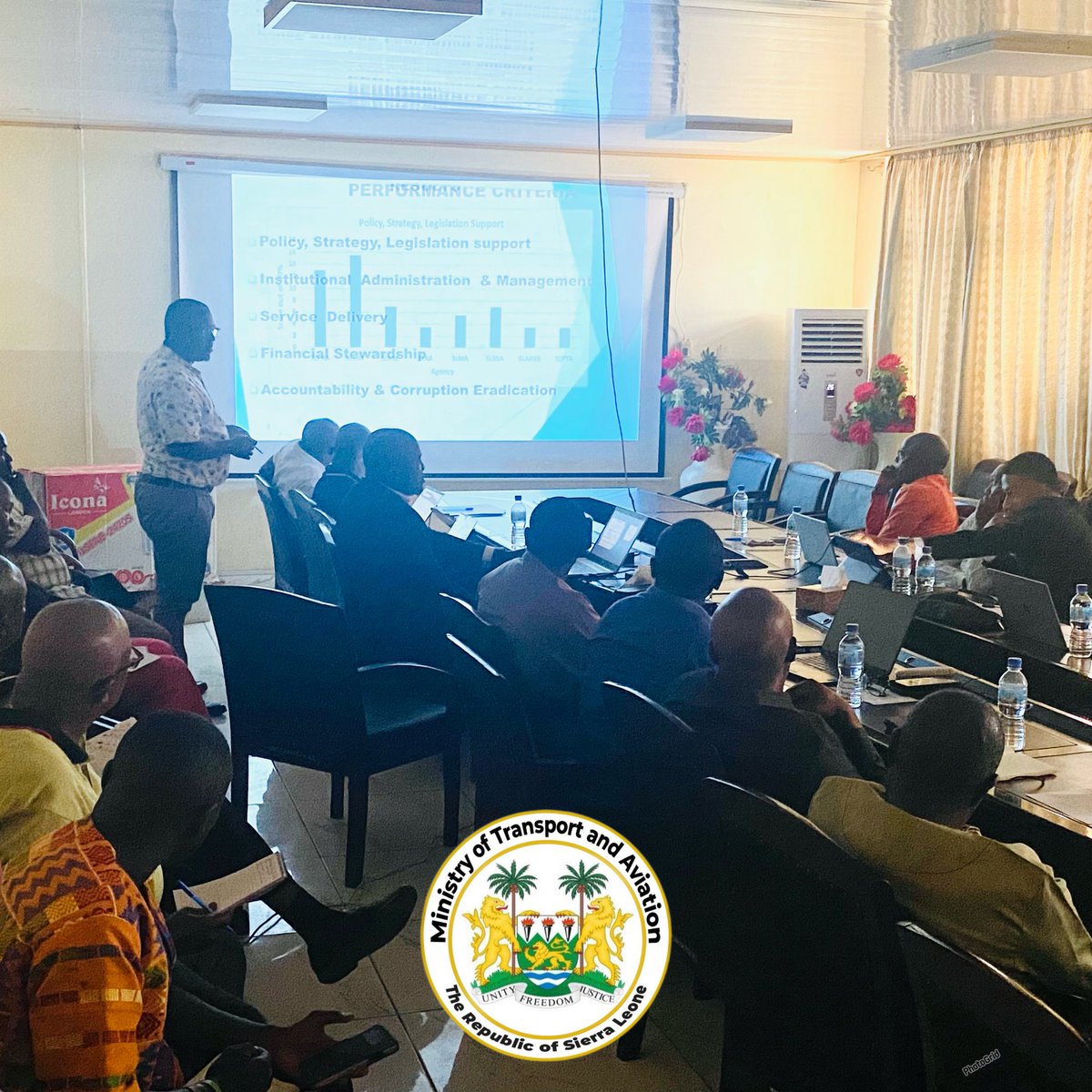 Motasl7's tweet photo. In 2024, the Ministry of Transport and Aviation assessed agencies on five criteria. SL PHA led with 63%, followed by SL CAA at 60.5%, and SLNSC at 52%. Poor performance by some agencies was due to missing documents. 2025 targets are due Jan 31, with new contracts in Feb. https://t.co/Njp4kNjgNE