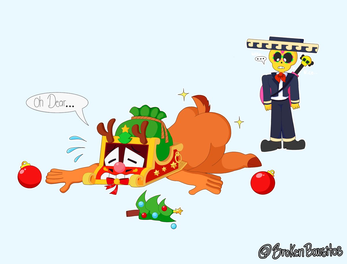 BrokenBowsitos's tweet photo. La skind de Griff Trineo debería ser eterna 🎄✨✨

#brawlstarsfanart #BrawlstarsPoco #BrawlstarsGriff https://t.co/MTfXSfkzyH