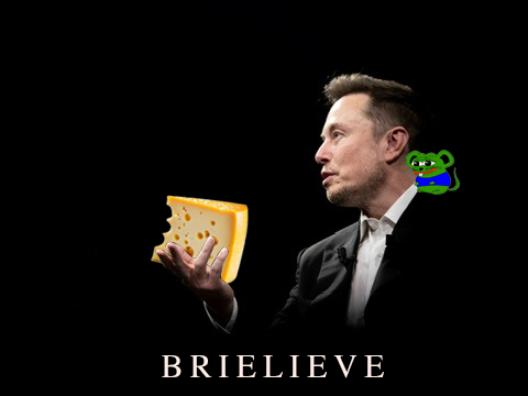 brie·lief
/brēˈlēf/
(noun)

1. an acceptance that a statement is true or that something exists.
"his brielief that $cheese will hit 1 billion market cap was unwavering"

2. trust, faith, or confidence in someone or something.
"I've still got brielief in $cheese minting