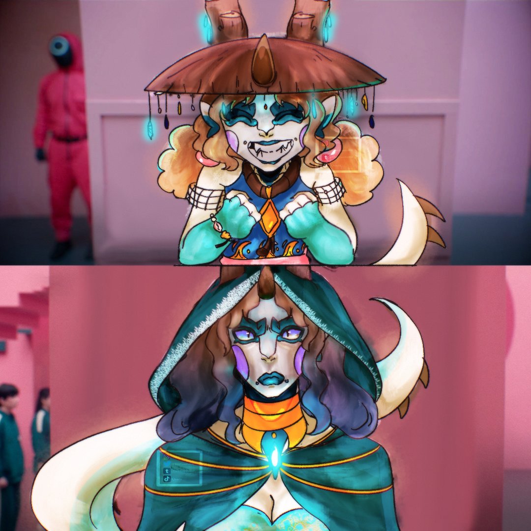 BlueGumballMf's tweet photo. How quick the night changes

#wakfu #adamai #SquidGame https://t.co/N8eA1l26P2