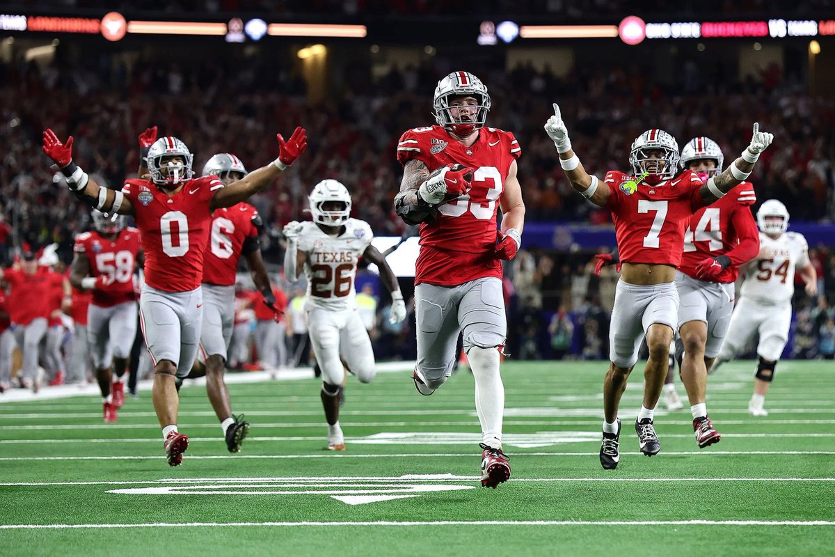 justenw15's tweet photo. We’ll put the conversation around design and planning on hold this week. Who you got for the natty Monday night? As a Buckeyes fan, after several years of heartbreak I think this is the year they get it done. https://t.co/JaYK4R0ANW