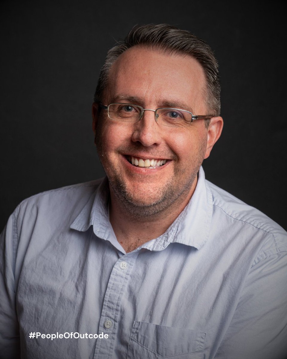 OutCodeSoftware's tweet image. Meet Justin Smith, Outcode's Creative Director! A problem-solver with creativity and curiosity, Justin leads projects like Stagetime while mentoring others. A Disney fan, math whiz, and proud dad, he brings humor and passion to every task. #PeopleofOutcode #UIUX