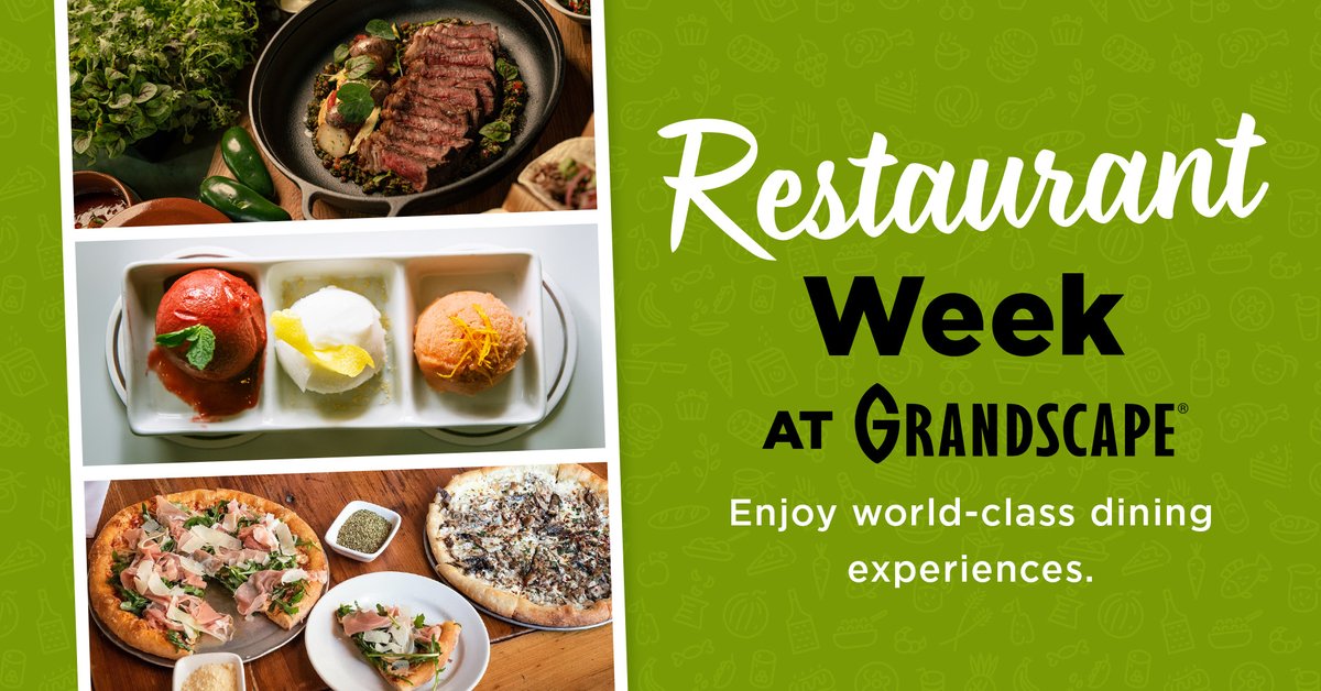 We have your lunch and dinner plans for next week!

grandscape.com/restaurant-wee…