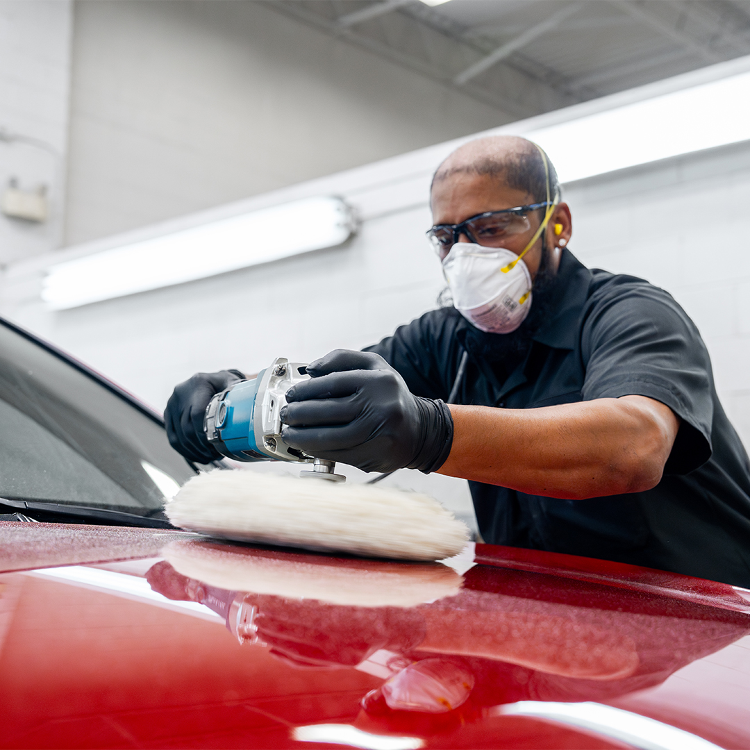 From spotting imperfections to creating a flawless shine, a Refinish Technician’s work is the first thing people notice on a repaired vehicle. Ready to make your mark? Start your journey with us: bit.ly/3tO02CI. 
#GerberCollisionandGlass #RefinishTechnician #Refinishing