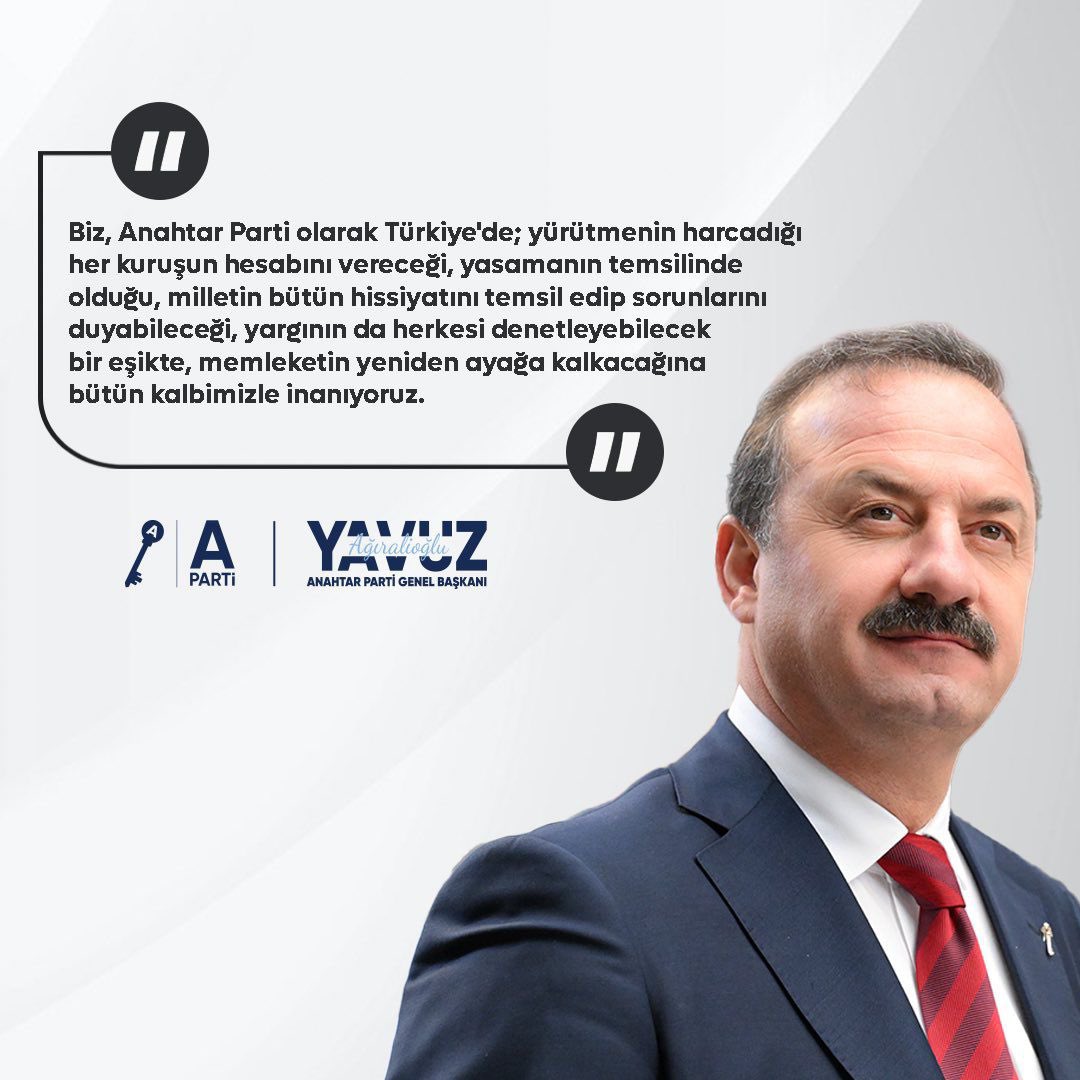 Neyin Nasıl çözüleceğini bilen bir kadro tüm sorunların Anahtarı #AnahtarParti