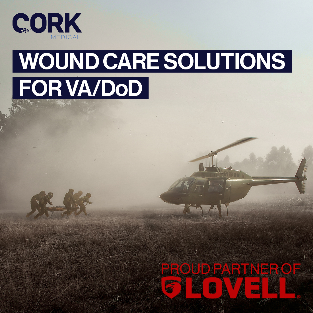 CorkMedical's tweet photo. We’re committed to improving lives, including our veterans. Our partnership with Lovell Government Services ensures our heroes receive the life-changing care they deserve. Contact Lovell at 850-684-1867 or contact@lovellgov.com to learn more.

#ImproveLives #WoundCareSolutions https://t.co/msL23Zx7a1