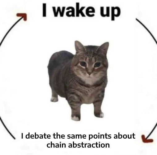 ethanfr's tweet photo. addressing all common arguments head-on during this livestream tomorrow

chain abstraction is inevitable https://t.co/oXeDoamNO0