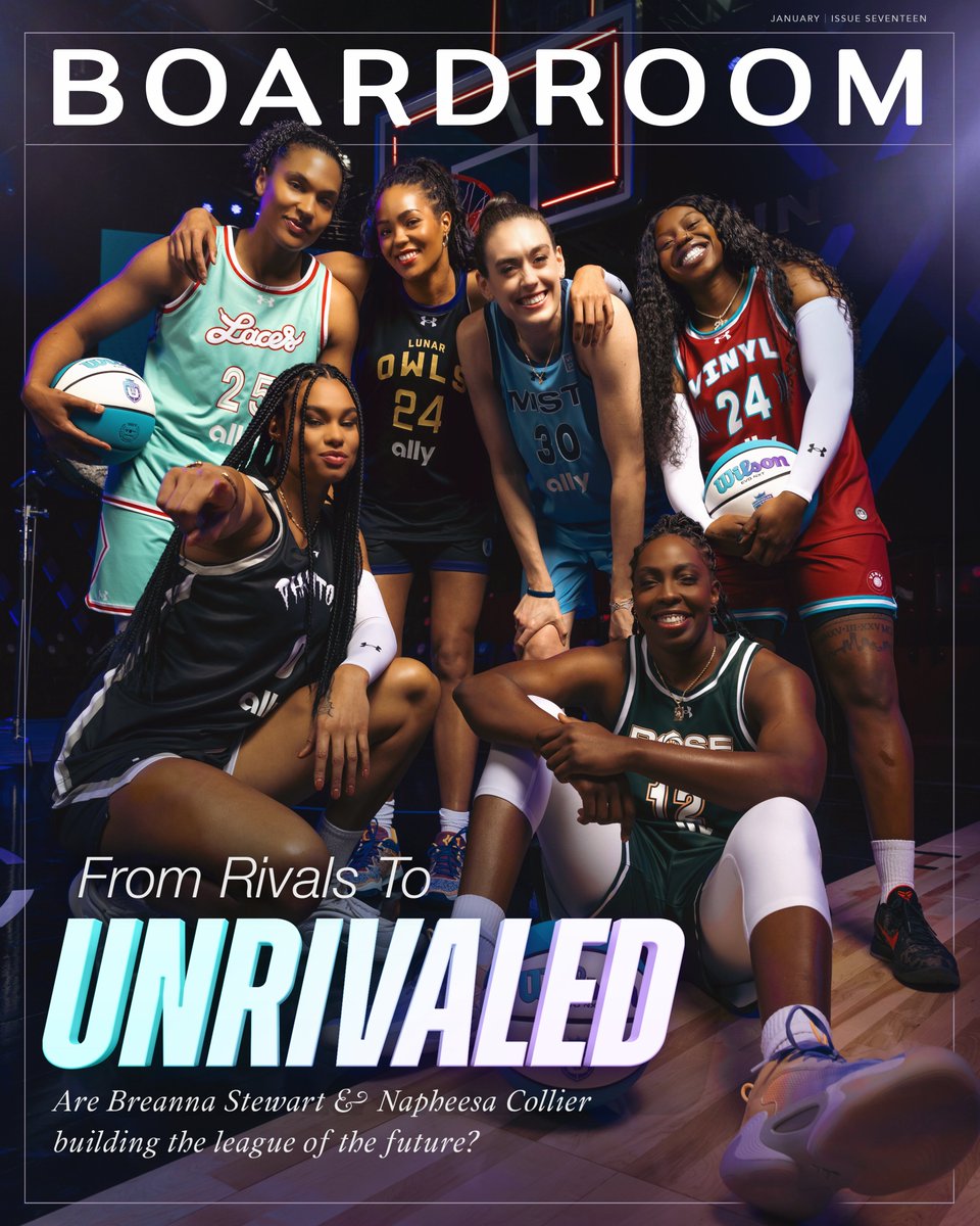 Napheesa Collier and Breanna Stewart are breaking new ground in women’s basketball with the launch of Unrivaled.
⁠
The trailblazing 3v3 league has quickly turned heads by attracting elite talent to fill the rosters of its six inaugural teams. Beyond the star-studded
