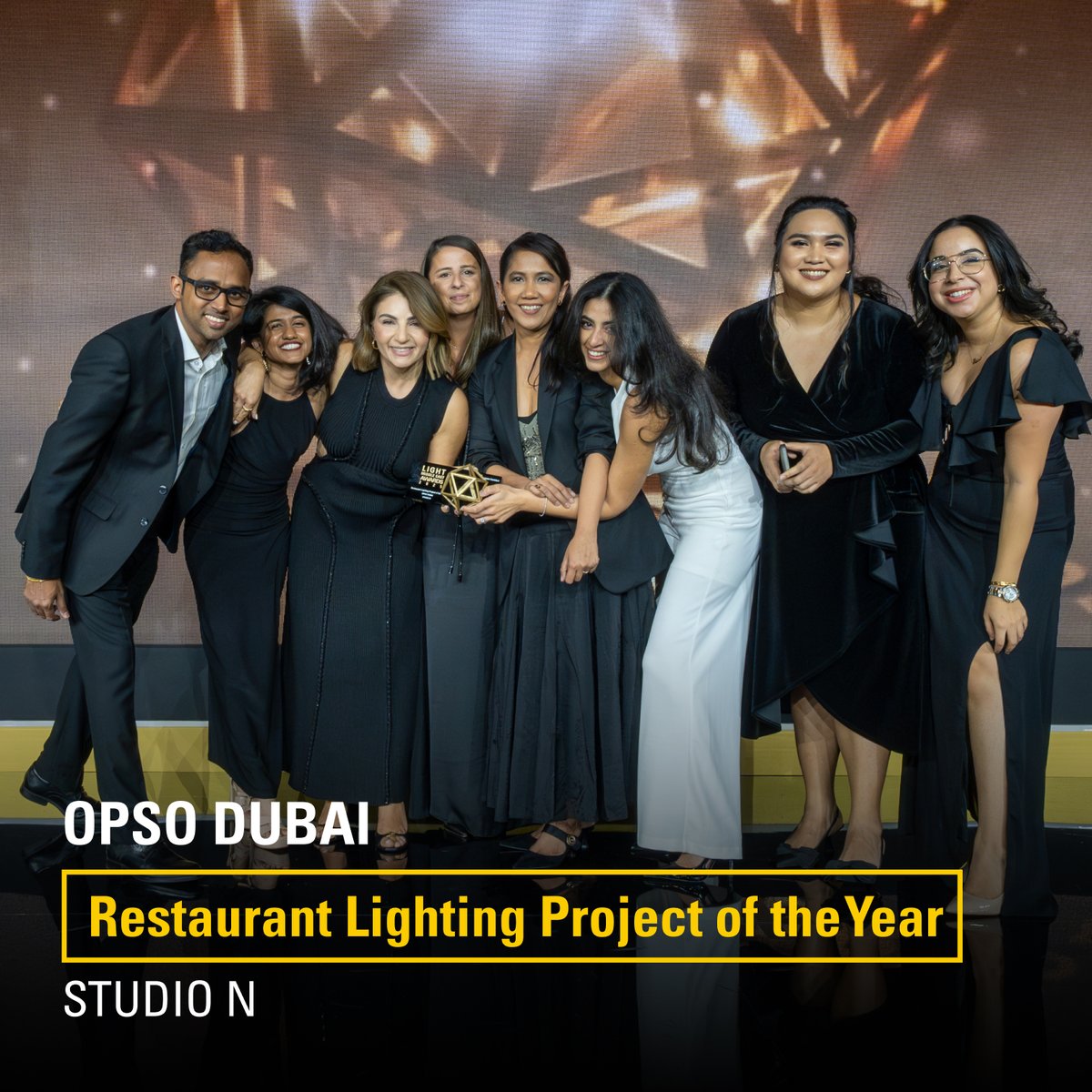 lightbuildingme's tweet image. Congratulations to Studio N , for winning the Restaurant Lighting Project of the Year award, at the Light Middle East Awards 2025 for their project : Opso Dubai.

#lightbuildingME #IntelligentBuildings #SmartLighting #SmartCities #lighting #architecture #design #innovation