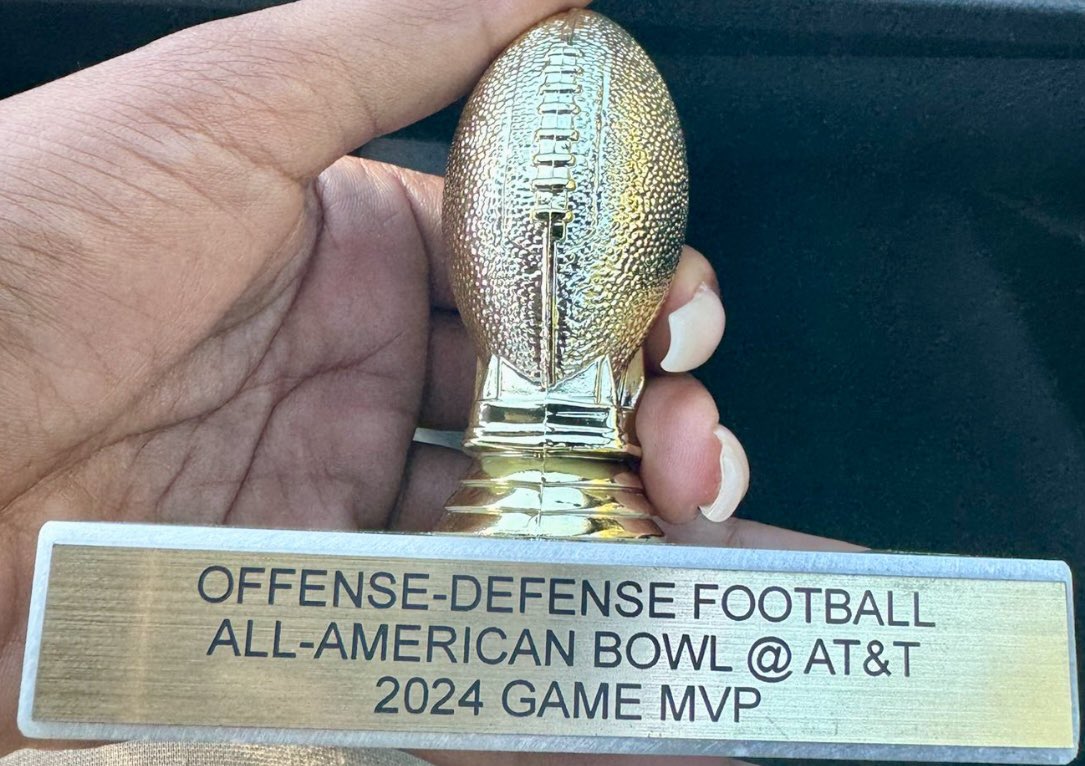 Hard work pays off. <a href="/ODFBall/">Offense🏈Defense</a> All-American Bowl game <a href="/ATTStadium/">AT&T Stadium</a> 12/28/24.