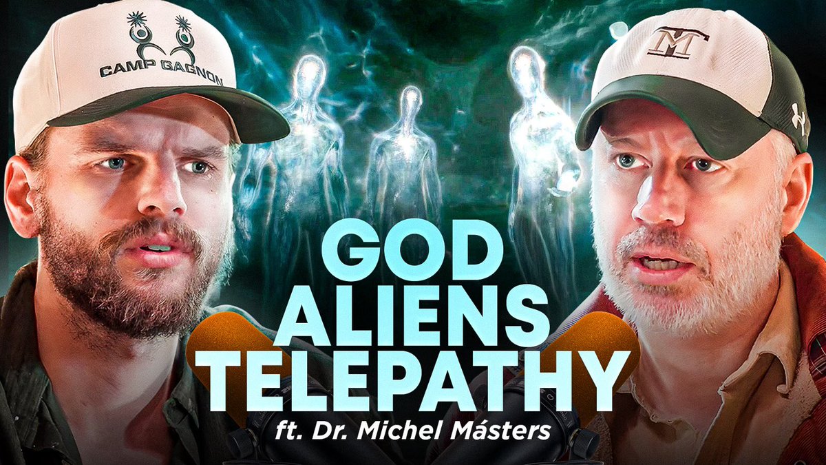 CampGagnon's tweet photo. This episode w/ Dr. Michael Masters is one the most in depth conversations on the UFO phenomenon and his personal encounters with these entities…
Dr. Masters is most known for his theory ‘The Extratempestrial Model’ which proposes the idea that aliens are the result of the evolutionary process in which humans will go through over time. In simple terms—we are the physiological foundation of a future alien civilization.
This theory didn’t just come out of nowhere -well not exactly- essentially this theory was “downloaded” into his brain when he witnessed the cover of Whitley Striebers book ‘Communion’ stating that there was a “white light” and an odd “precognition” that caused “information to become available in that moment.”
In the full episode Dr. Masters talks about an experience he’s never told publicly — in which he was taken from his body, through his crown chakra, and asked the light beings about the reasoning for death
⬇️ Check out the full episode ⬇️
w/ @MorphoTime