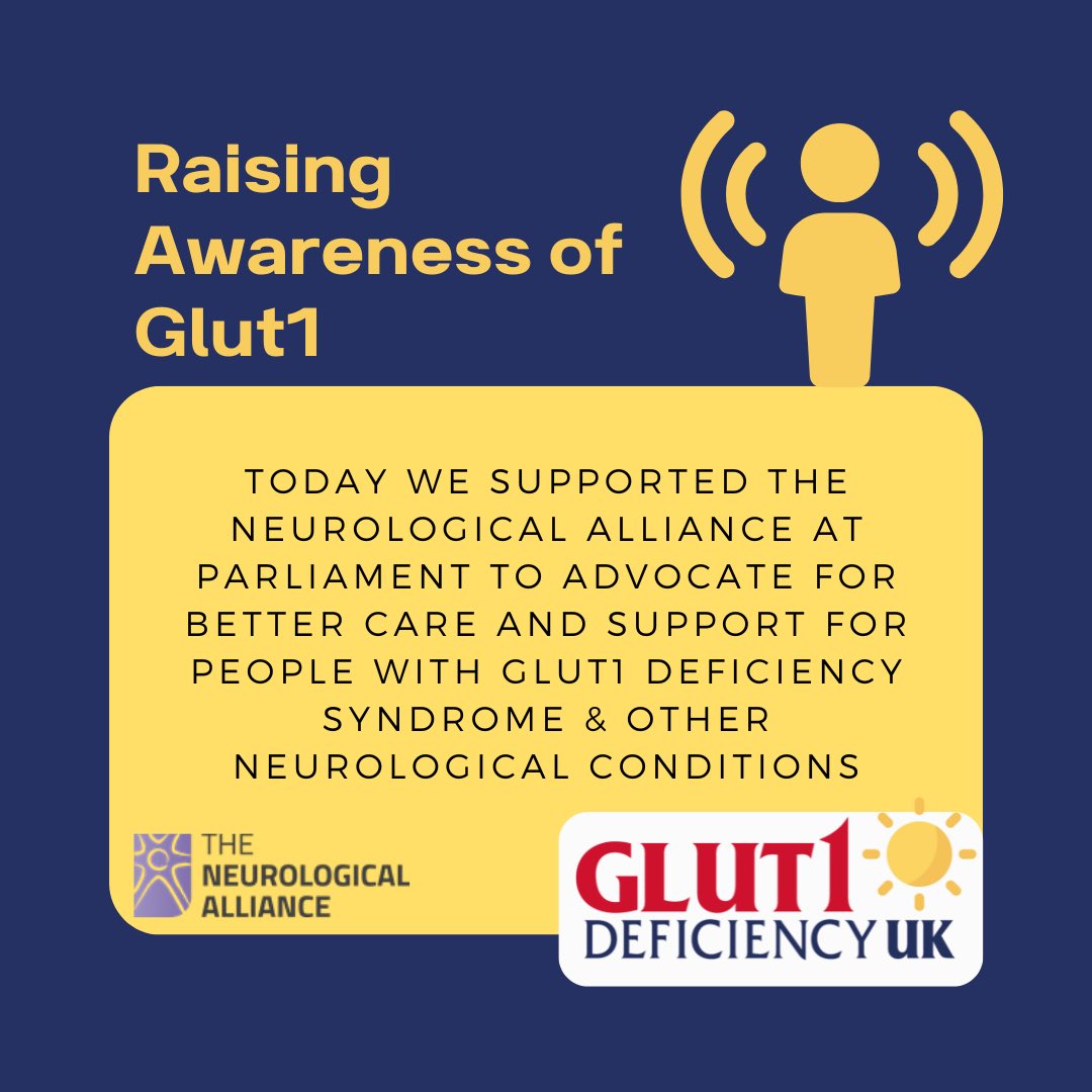 Proud to attend today’s Parliamentary Neuro Reception to raise awareness of GLUT1 Deficiency Syndrome.
Thank you <a href="/annagorrell/">Anna</a>, Mum to Harry and Glut1 Deficiency UK representative 💙💛
#TogetherForGlut1 #glut1ds
#BackThe1in6 #raredisease
