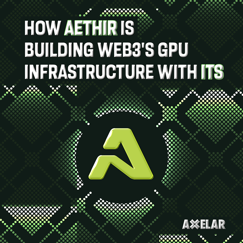 axelar's tweet photo. Discover proven strategies and actionable insights that have helped @AethirCloud achieve a multichain token strategy using Axelar's Interchain Token Service (ITS). Get the ebook now!