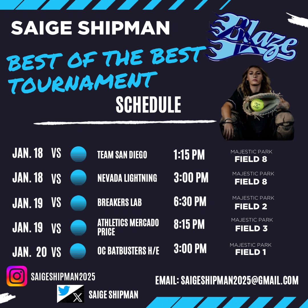 SaigeShipman's tweet photo. IT’S GO TIME!!! I’m excited to hit the dirt! @Drew_Rich1221 @NNUSOFTBALL @RodneyDeLong @Coach2K_OSU @CoachWThees @terramcgowan11 @VictoriaHayward @CoachNealPT @Coach_Ricketts @kaija_gibson @ArmyWP_Softball @marckkendrick @Utahsoftball_ @UGACoachTony @UHawaiiSoftball @GCU_Softball https://t.co/icKAjN9jFj
