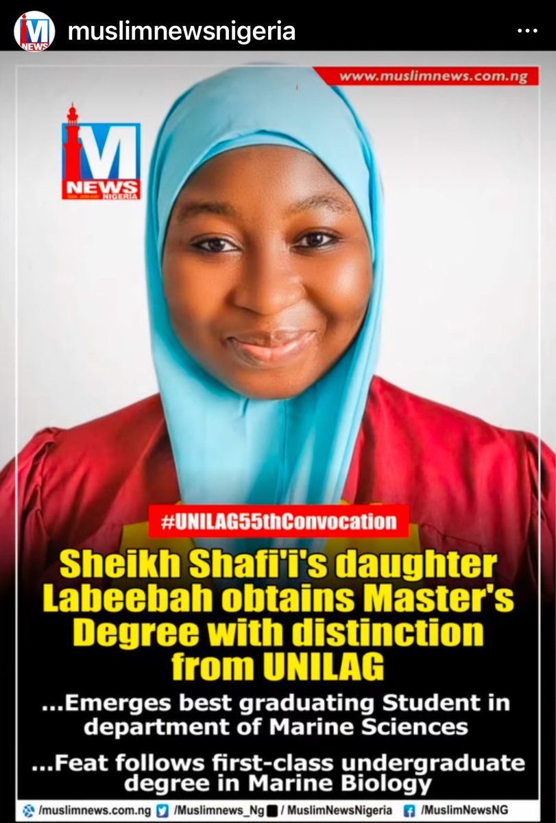 Realoilsheikh's tweet photo. Hijabi made 1st class in bachelor and MSc. Judge them by their brain not your myopic look of how they dress. https://t.co/636pAuSVAI