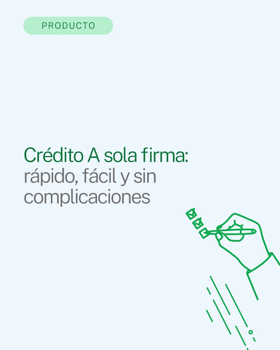 Financiate con Crédito A sola firma y elegí cómo pagar y en cuánto tiempo. ⏱️🙌

Hacelo desde donde quieras, de forma 100% digital.

#Nera #NeraAgro