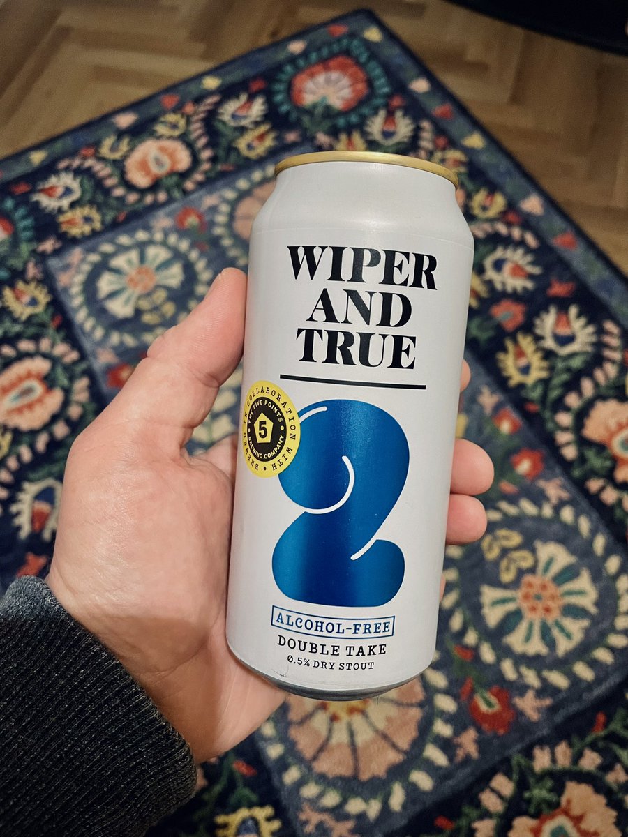 Nik (@thingsbynik) on Twitter photo This is a rather good alcohol free stout by <a href="/WiperAndTrue/">Wiper and True | Beautiful Beer</a> x <a href="/FivePointsBrew/">The Five Points</a>. Really is a proper dry stout. Would love to see this become a regularly available AF beer. This is a rather good alcohol free stout by <a href="/WiperAndTrue/">Wiper and True | Beautiful Beer</a> x <a href="/FivePointsBrew/">The Five Points</a>. Really is a proper dry stout. Would love to see this become a regularly available AF beer.