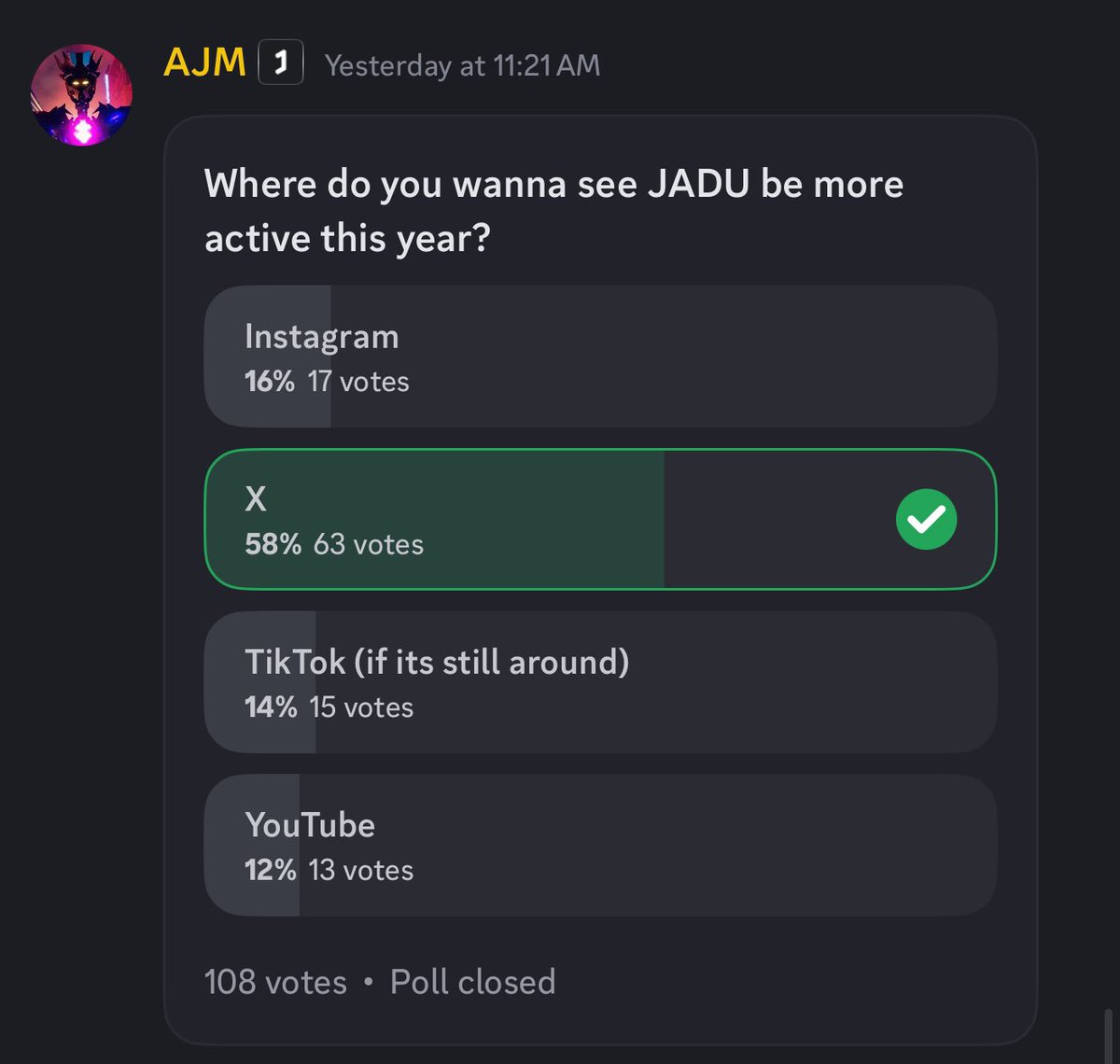 Was pretty quiet on X last year

2025 let’s get things going again!

Following back <a href="/Jadu_AR/">JADU • PANIC</a> supporters

Who’s here?