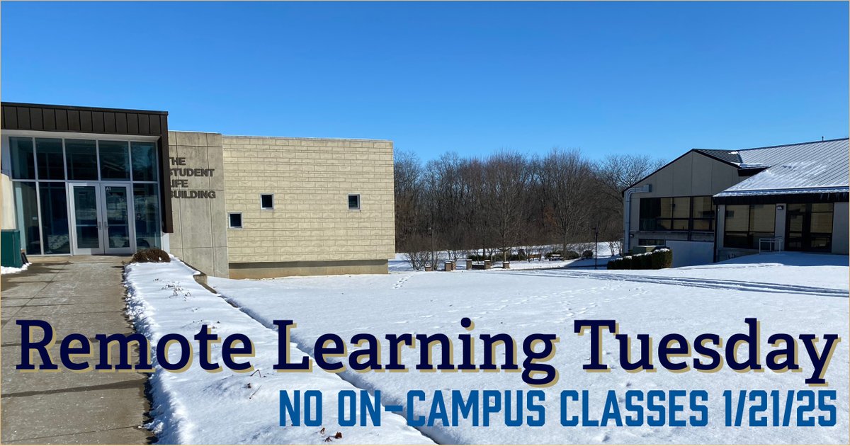 In anticipation of the forecasted cold and possible extreme wind chills, Tuesday, Jan. 21 will be a remote work and remote learning day for The University of Akron and UA Wayne College. Campus will be otherwise open but with limited in-person student services available.