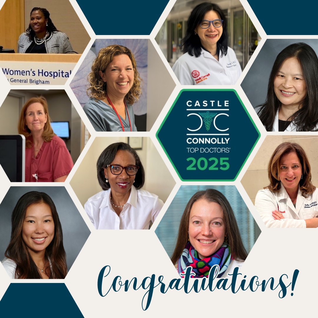 We are proud to announce that <a href="/CastleConnolly/">Castle Connolly Top Doctors</a> has recognized NINE of our <a href="/WeillCornell/">Weill Cornell Medicine</a> Ob/Gyn doctors as a 2025 Top Doctor! This prestigious honor is reserved for the top 7% of physicians nationwide. Join us in celebrating our doctors on this well-deserved achievement! #cctopdocs