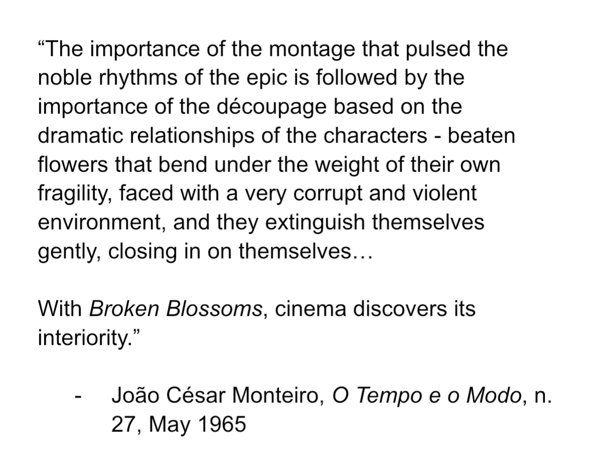 _edwardmc's tweet photo. João César Monteiro on BROKEN BLOSSOMS in 1965. https://t.co/U18sh5hAby